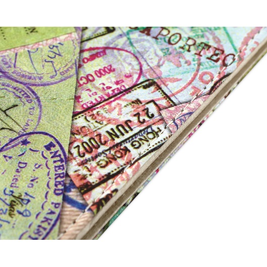 Dynomighty ארנק Tyvek דגם Passport - חותמות